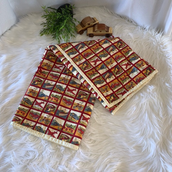 Handmade Other - New Handmade Baby Boy Quilt Blanket